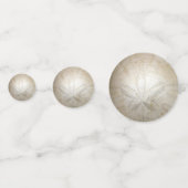 ビーチ結婚式またはイベントサンドドルテーブル紙吹雪 コンフェッティ (正面)