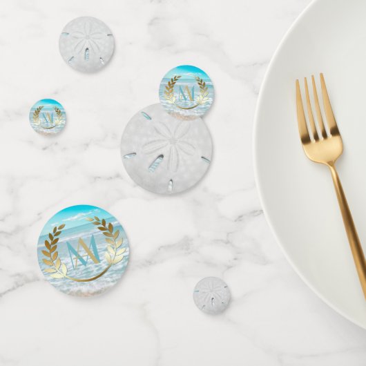 ビーチ結婚式またはイベントテーブル紙吹雪 コンフェッティ (グループ)