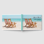 ビーチ結婚式またはビーチハウス ゲストブック (全面)