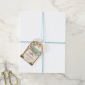 ビーチ結婚式アーバーバラサンキュー ギフトタグ (より糸付き)