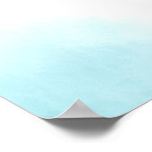 ビーチ結婚式ウェルカムサイン ポスター (角)