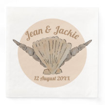 ビーチ結婚式ウオーターカラーシーシェル