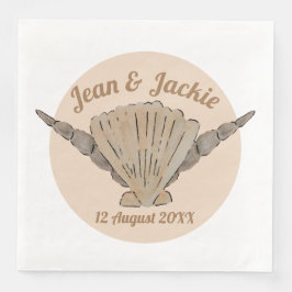 ビーチ結婚式ウオーターカラーシーシェル