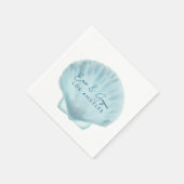 ビーチ結婚式カクテル スタンダードカクテルナプキン (角)