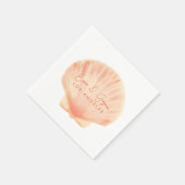 ビーチ結婚式カクテル スタンダードカクテルナプキン (角)