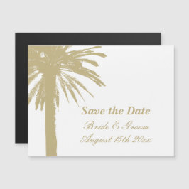 ビーチ結婚式カスタム磁気カードを保存