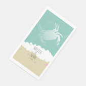 ビーチ結婚式カニサンドカップルネーム (コーナー)