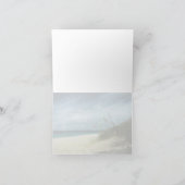 ビーチ結婚式サンキューカード サンキューカード (内部)