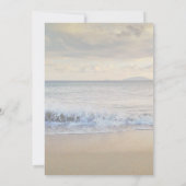 ビーチ結婚式サンセットシースターズブライダルシャワー 招待状 (裏面)