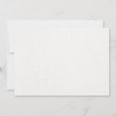 ビーチ結婚式シーシェルズウォーターカラーブライダルシャワー 招待状 (裏面)