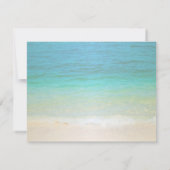 ビーチ結婚式シーシェルズリハーサルディナー 招待状 (裏面)