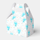 ビーチ結婚式シーシェルパーソナライズされたの好意ボックス フェイバーボックス (裏面サイド)