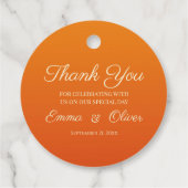 ビーチ結婚式スターフィッシュブーケのお願い フェイバータグ (裏面)