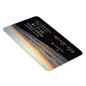 ビーチ結婚式セーブザデートマグネット マグネット (右側)