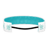 ビーチ結婚式テーマウミガメ花嫁介助者の好意 アスレチックヘッドバンド (裏面)