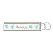 ビーチ結婚式テーマウミガメ花嫁介助者の好意 リストバンドキーホルダー (鍵右)