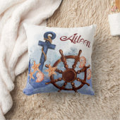 ビーチ結婚式テーマブリデスメイドギフトアイディア クッション (ブランケット)