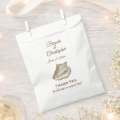 ビーチ結婚式パーソナライズされたありがとう フェイバーバッグ (クリップ留めされた状態)