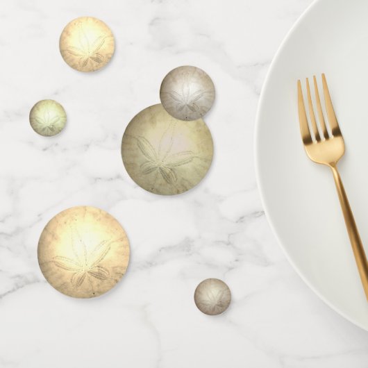 ビーチ結婚式パーティーサンドドルテーブル紙吹雪 コンフェッティ (グループ)