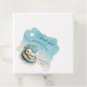 ビーチ結婚式パールシェルエレガント海テーマ フェイバータグ (インサイチュ)