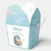 ビーチ結婚式パールシェルエレガント海テーマ フェイバーボックス (オープン)