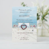 ビーチ結婚式フローラアーバー披露宴 招待状 (スタンド正面)