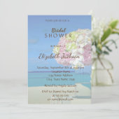 ビーチ結婚式フローラブライダルシャワー 招待状 (スタンド正面)