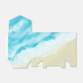 ビーチ結婚式ブライダルシャワーサンドトロピカル フェイバーボックス (折り畳みなし)