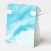 ビーチ結婚式ブライダルシャワーサンドトロピカル フェイバーボックス (裏面サイド)