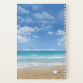ビーチ結婚式プランナーノートブック（お客様の名前） ノートブック (裏面)