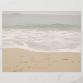 ビーチ結婚式プログラムカバーのみサンディビーチ (正面)