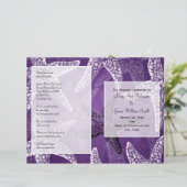 ビーチ結婚式プログラムヒトパープル (スタンド正面)