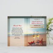 ビーチ結婚式プログラム (スタンド正面)