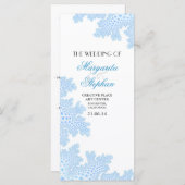 ビーチ結婚式プログラム プログラム (正面/裏面)