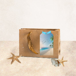 ビーチ結婚式メッセージカード ギフトタグ