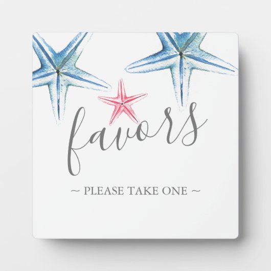 ビーチ結婚式モダンはプラーク記号を支持 フォトプラーク (正面)