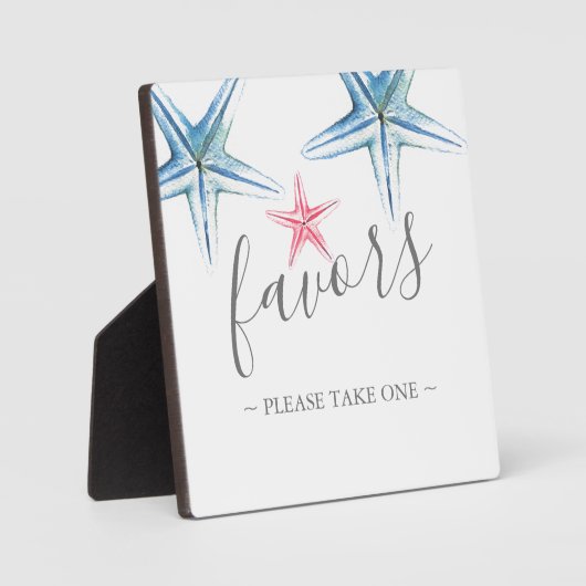 ビーチ結婚式モダンはプラーク記号を支持 フォトプラーク (正面)