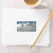 ビーチ結婚式ラベル ラベル (インサイチュ)