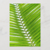 ビーチ結婚式ロープ披露宴ディナーパーティーコース メニュー (裏面)