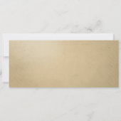 ビーチ結婚式ヴィンテージ搭乗チケット招待状 招待状 (裏面)