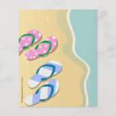 ビーチ結婚式上のビーチサンダル (裏面)