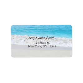 ビーチ結婚式住所 シールビーチ1 ラベル