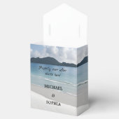 ビーチ結婚式優先ボックス フェイバーボックス (オープン)