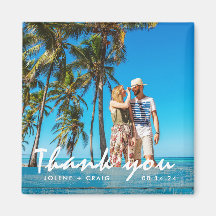 ビーチ結婚式写真ありがとう