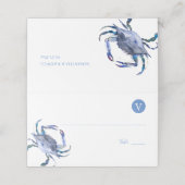 ビーチ結婚式座席表と食事の選択 プレイスカード (外部開封)