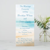 ビーチ結婚式式プログラム プログラム (スタンド正面)