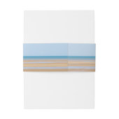 ビーチ結婚式招待状用帯 招待状ベリーバンド (裏面例)