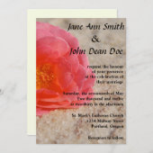 ビーチ結婚式招待状: バラインサンド 招待状 (正面/裏面)