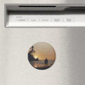 ビーチ結婚式招待状 マグネット (インサイチュ (食洗機))