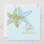 ビーチ結婚式招待状 招待状 (正面)